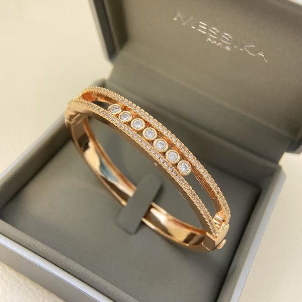 Classic Brand Messika Bracelet Full Diamond Multi Bead Pin Bracelet Factory Direct Sales Free Shipping 