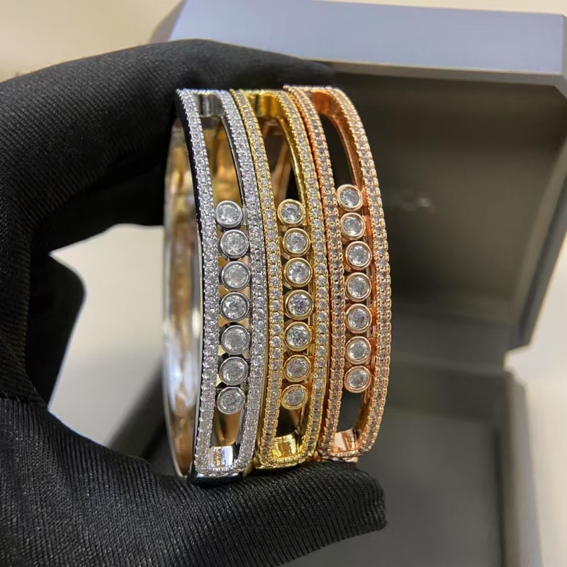 Classic Brand Messika Bracelet Full Diamond Multi Bead Pin Bracelet Factory Direct Sales Free Shipping