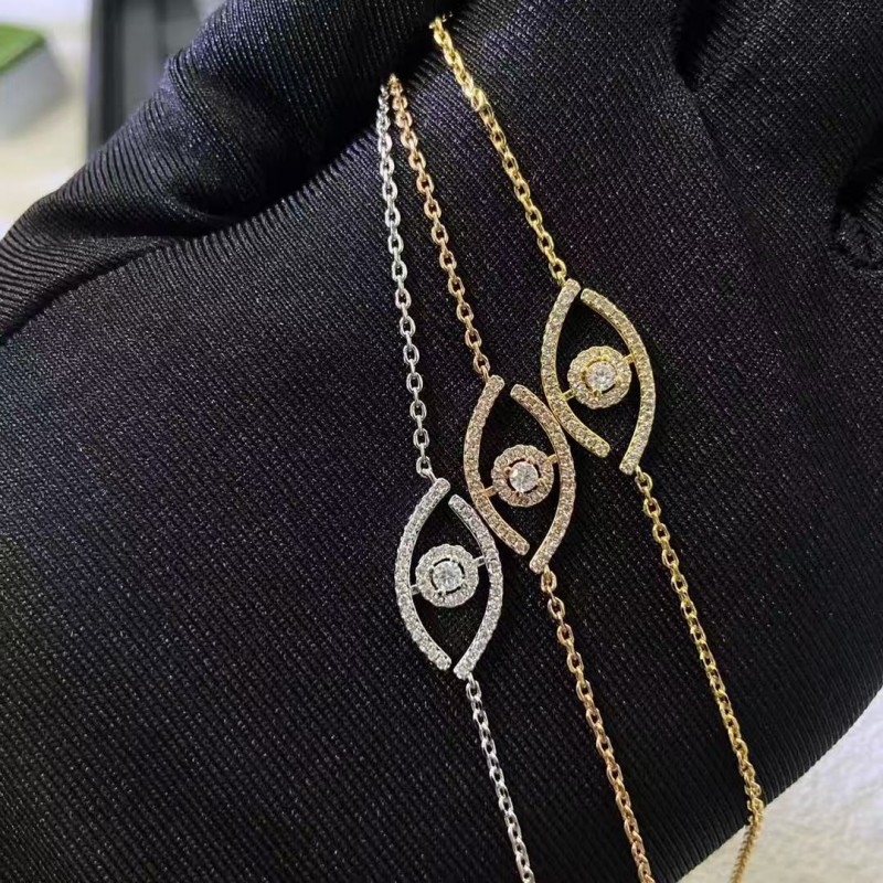 Classic brand Messika bracelet new diamond-encrusted Magic Eye bracelet