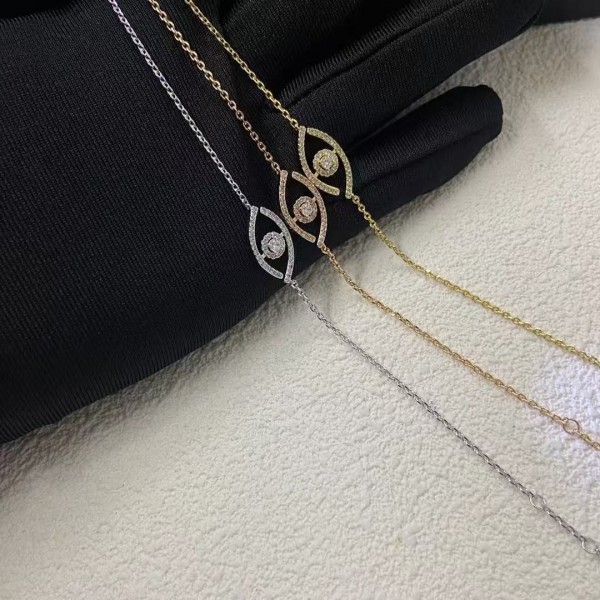 Classic brand Messika bracelet new diamond-encrusted Magic Eye bracelet