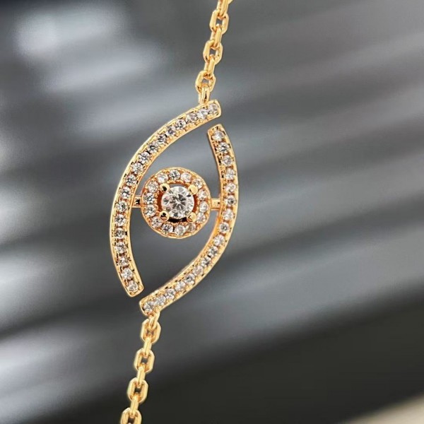 Classic brand Messika bracelet new diamond-encrusted Magic Eye bracelet 