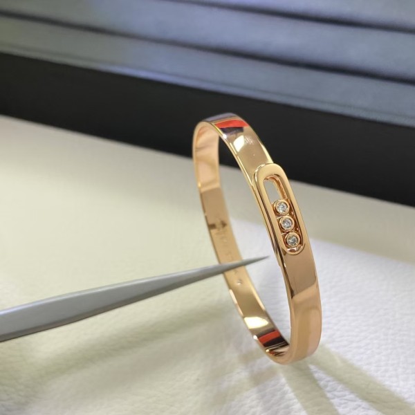 Classic Brand Messika Bracelet New Smooth Three Bead Bracelet Factory Direct Sales Free Shipping