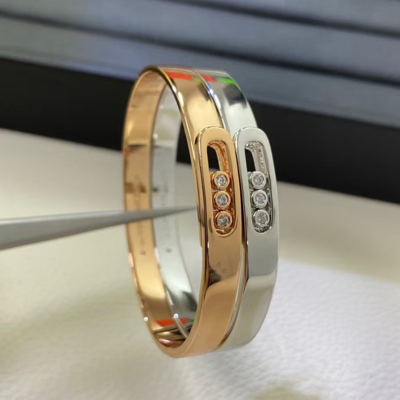 Classic Brand Messika Bracelet New Smooth Three Bead Bracelet Factory Direct Sales Free Shipping