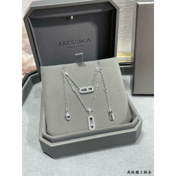 Classic Brand Messika necklace Double layered dynamic necklace Factory Direct Sales Free Shipping