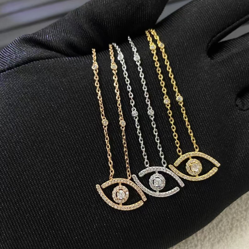 Classic Brand Messika necklace Magic Eye Full Diamond Eye Necklace Factory Direct Sales Free Shipping