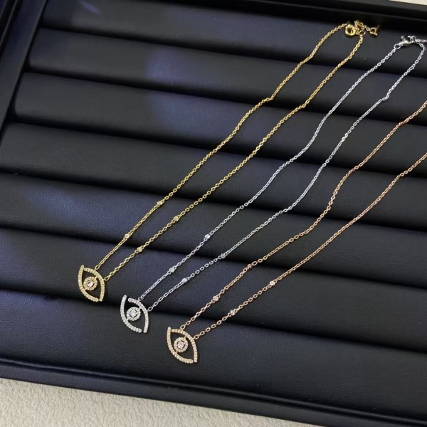 Classic Brand Messika necklace Magic Eye Full Diamond Eye Necklace Factory Direct Sales Free Shipping