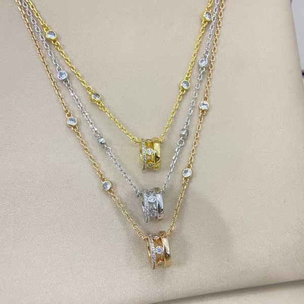 Classic brand Messika necklace new style diamond round shape necklace 