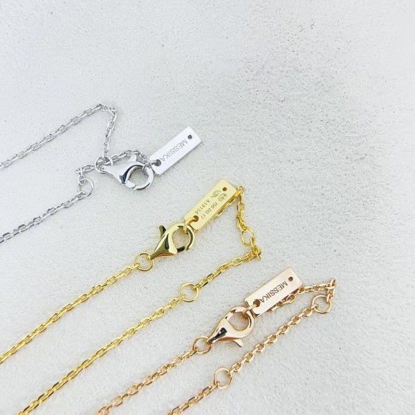 Classic brand Messika necklace new style diamond round shape necklace