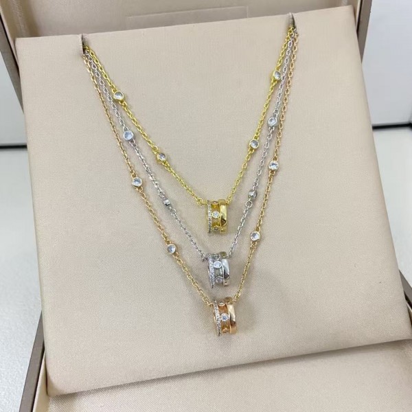 Classic brand Messika necklace new style diamond round shape necklace