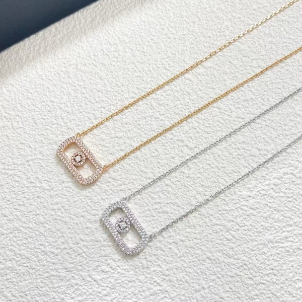 Classic Brand Messika necklace New Double Row Diamond Activity Bead Necklace Factory Direct Sales Free Shipping