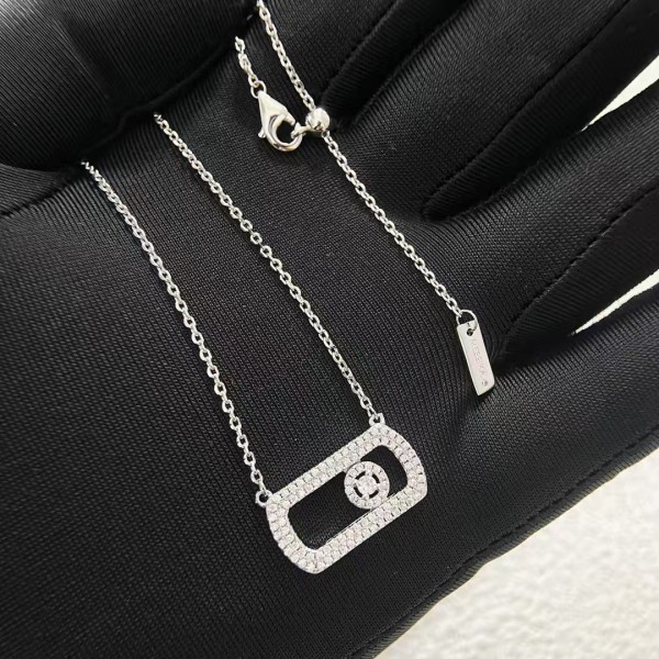Classic Brand Messika necklace New Double Row Diamond Activity Bead Necklace Factory Direct Sales Free Shipping 