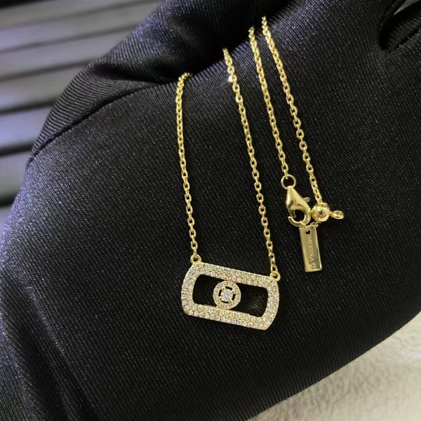 Classic Brand Messika necklace New Double Row Diamond Activity Bead Necklace Factory Direct Sales Free Shipping