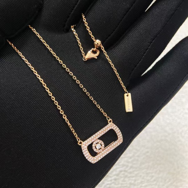 Classic Brand Messika necklace New Double Row Diamond Activity Bead Necklace Factory Direct Sales Free Shipping