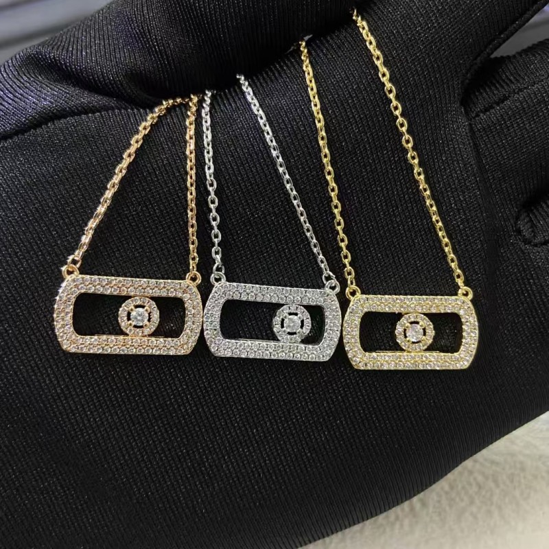 Classic Brand Messika necklace New Double Row Diamond Activity Bead Necklace Factory Direct Sales Free Shipping