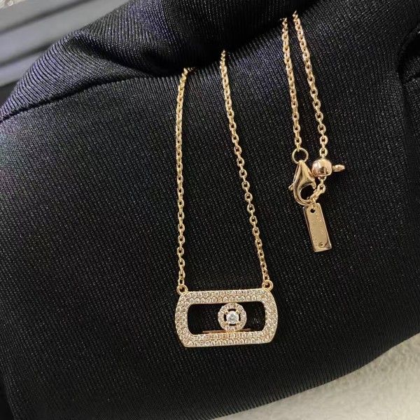 Classic Brand Messika necklace New Double Row Diamond Activity Bead Necklace Factory Direct Sales Free Shipping
