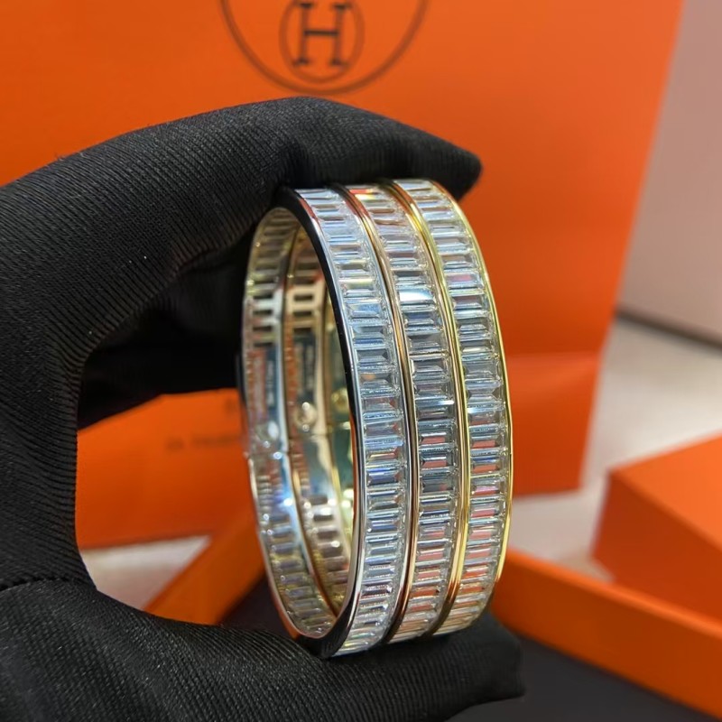 Luxury brand Hermes bracelet New Product Full Diamond Pig Nose Bracelet factory direct sales free shipping