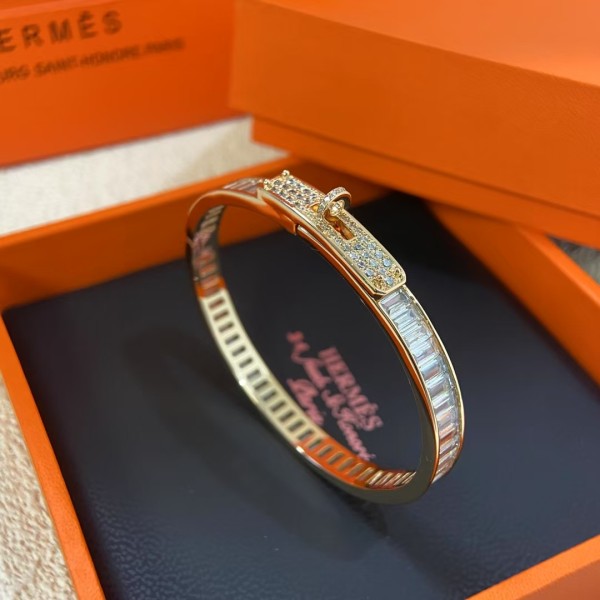 Luxury brand Hermes bracelet New Product Full Diamond Pig Nose Bracelet factory direct sales free shipping