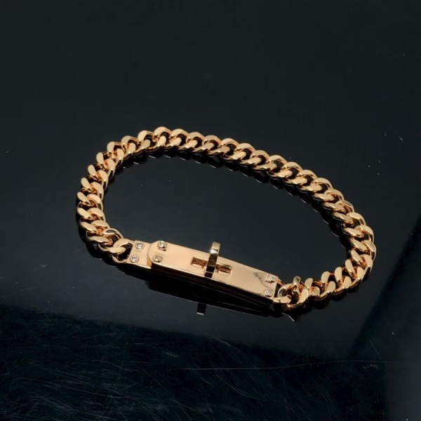 Luxury brand Hermes bracelet New pig nose smooth diamond inlaid bracelet factory direct sales free shipping