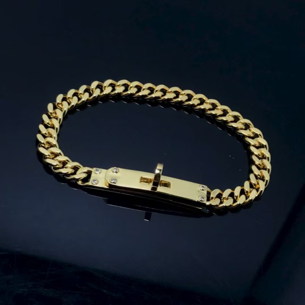 Luxury brand Hermes bracelet New pig nose smooth diamond inlaid bracelet factory direct sales free shipping 