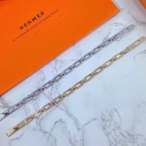 Luxury brand Hermes bracelet New Starry Sky Full Diamond Pig Nose Bracelet factory direct sales free shipping