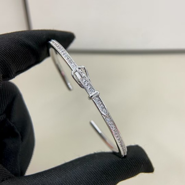 Luxury brand Hermes bracelet New Full Diamond Belt Lock Bracelet factory direct sales free shipping