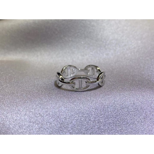 High quality and high version Hermes new pig nose ring electroplated with 18K real gold