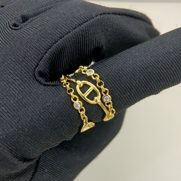 Luxury brand Hermes Ring New Pig Nose Ring factory direct sales free shipping 