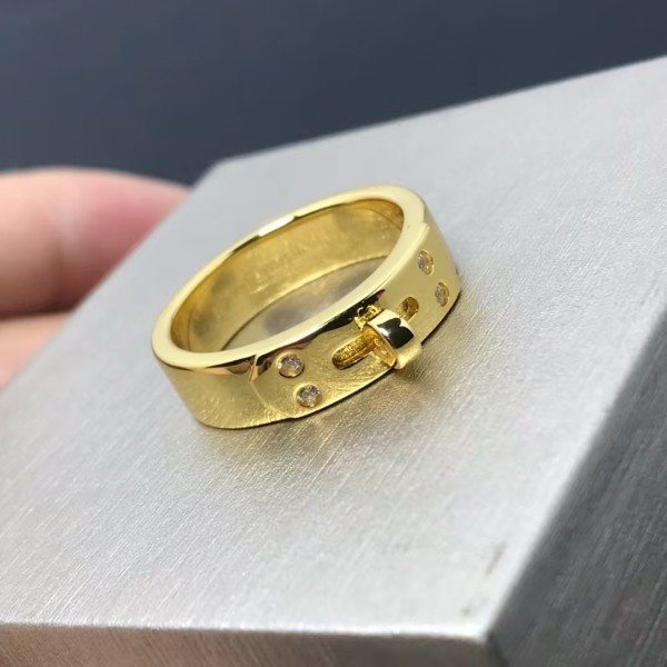 Luxury brand Hermes Ring New Pig Nose Smooth 4 Diamond Ring factory direct sales free shipping 