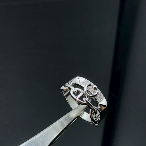 Luxury brand Hermes Ring New double-layer pig nose ring factory direct sales free shipping