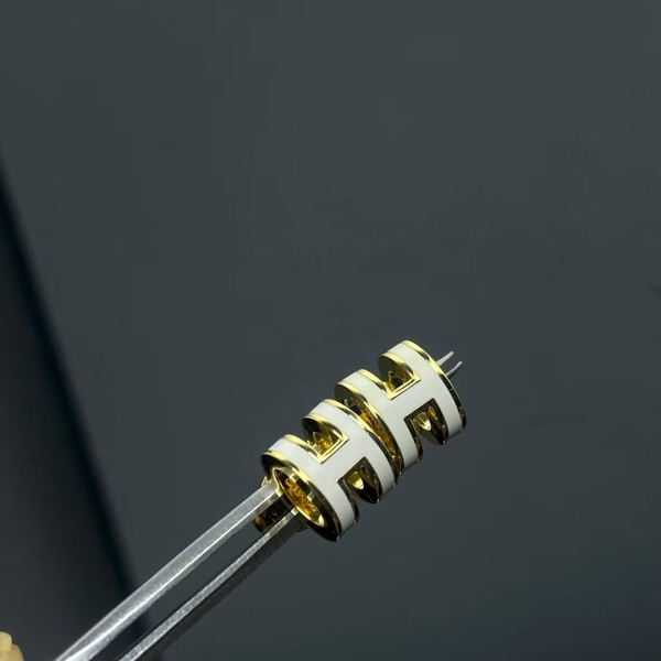 Luxury brand Hermes earrings Mini H enamel earrings factory direct sales free shipping