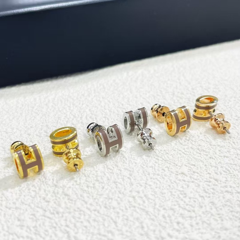 Luxury brand Hermes earrings Classic Mini H Earrings factory direct sales free shipping