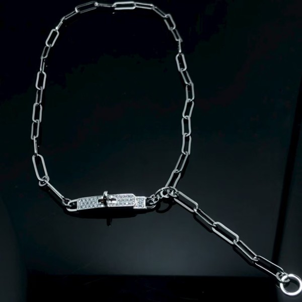 Luxury brand Hermes Necklace New Pig Nose Multi section Diamond Set Necklace factory direct sales free shipping