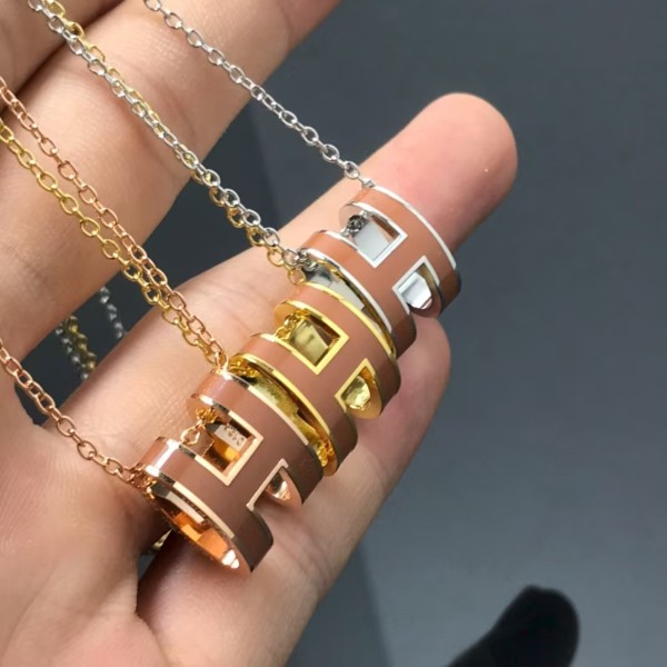 Luxury brand Hermes Necklace New color H necklace factory direct sales free shipping 