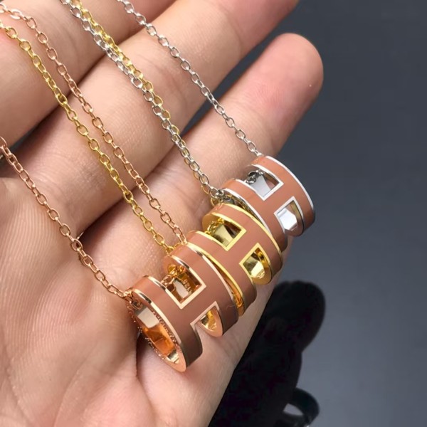 Luxury brand Hermes Necklace New color H necklace factory direct sales free shipping