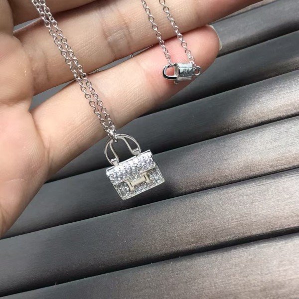 Luxury brand Hermes Necklace New High Quality H Starry Sky Lock Bag Necklace factory direct sales free shipping