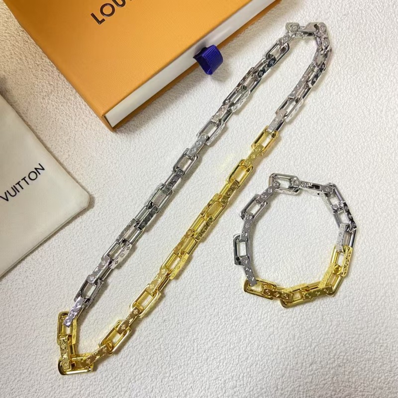 Classic brand LV necklace New Bamboo Knot Colored Necklace Factory Direct Sales Free Shipping