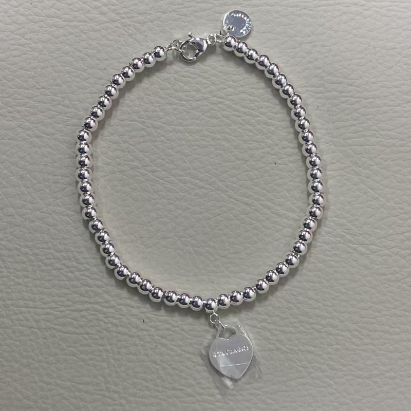 Classic Brand Tiffany Bracelet New product with diamond heart bracelet Factory Direct Sales Free Shipping