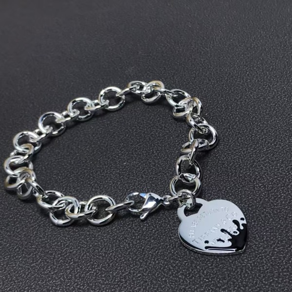 Classic Brand Tiffany Bracelet New boutique heart-shaped bracelet Factory Direct Sales Free Shipping
