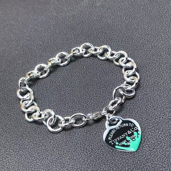 Classic Brand Tiffany Bracelet New boutique heart-shaped bracelet Factory Direct Sales Free Shipping 