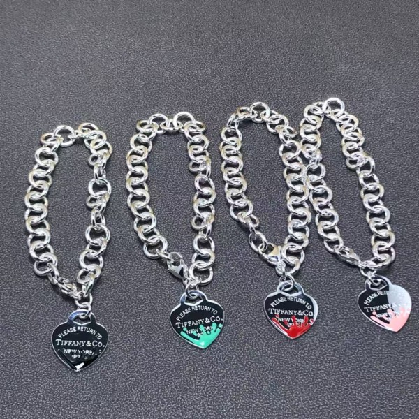 Classic Brand Tiffany Bracelet New boutique heart-shaped bracelet Factory Direct Sales Free Shipping