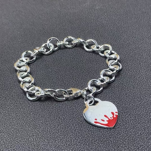 Classic Brand Tiffany Bracelet New boutique heart-shaped bracelet Factory Direct Sales Free Shipping