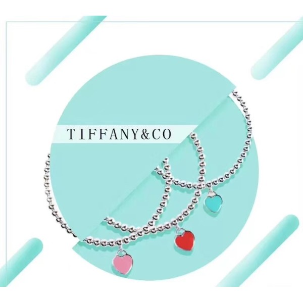 Classic Brand Tiffany Bracelet New Beaded Love Enamel Bracelet Factory Direct Sales Free Shipping 