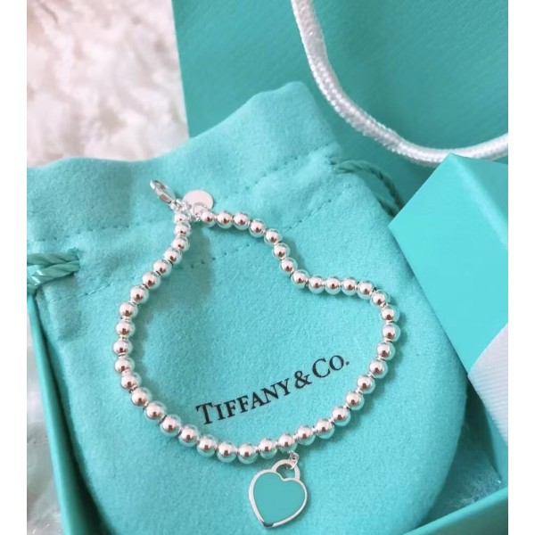 Classic Brand Tiffany Bracelet New Beaded Love Enamel Bracelet Factory Direct Sales Free Shipping