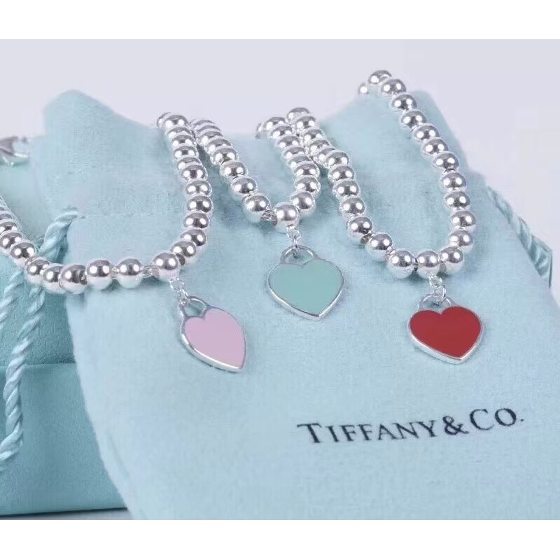Classic Brand Tiffany Bracelet New Beaded Love Enamel Bracelet Factory Direct Sales Free Shipping