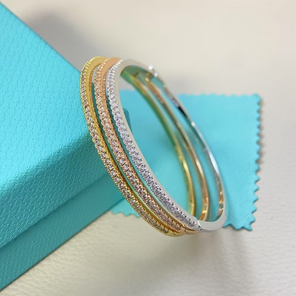 Classic Brand Tiffany Bracelet New Full Diamond Bracelet Factory Direct Sales Free Shipping