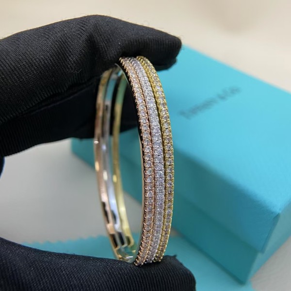 Classic Brand Tiffany Bracelet New Full Diamond Bracelet Factory Direct Sales Free Shipping