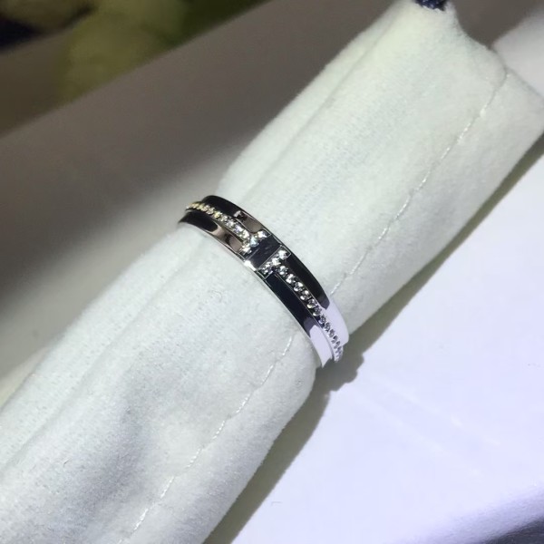 Classic brand Tiffany New Narrow Edge Mini Diamond Free Ring Factory Direct Sales with Free Shipping