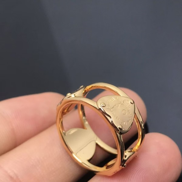 Classic brand Tiffany New Multi piece Hollow Ring Factory Direct Sales with Free Shipping