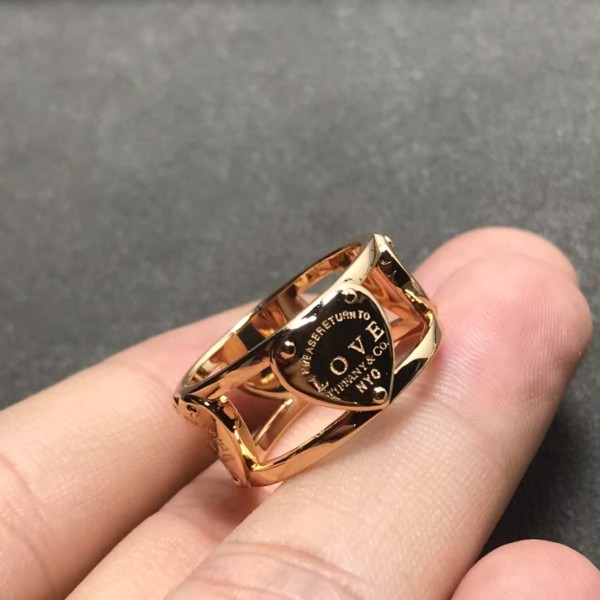 Classic brand Tiffany New Multi piece Hollow Ring Factory Direct Sales with Free Shipping 