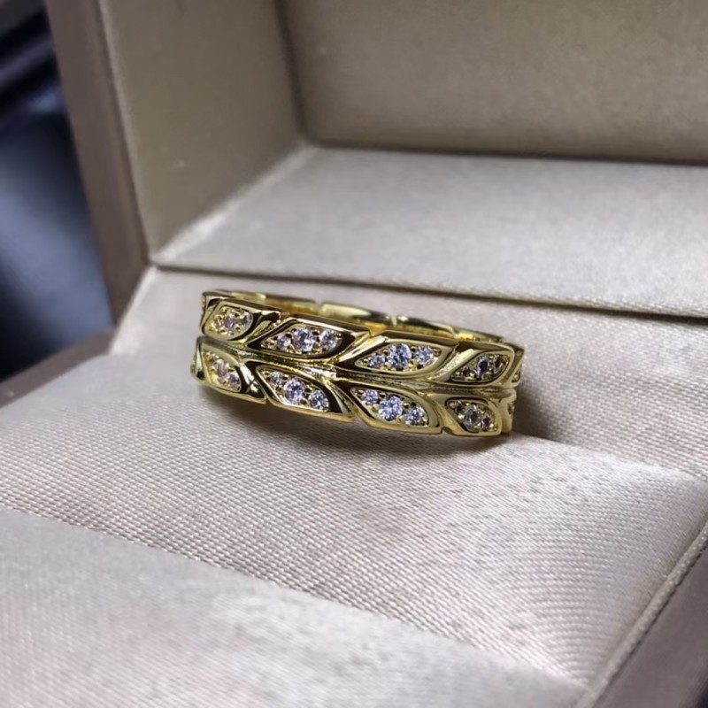 Classic brand Tiffany New Vine Diamond Ring Factory Direct Sales with Free Shipping